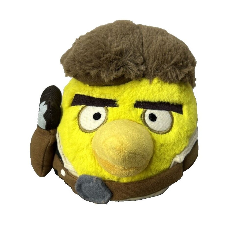 Angry Birds Star Wars Plush Han Solo Stuffed Animal Bird Toy 6.5”